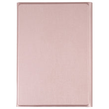 A06 Detachable Lambskin Texture Ultra-thin TPU Bluetooth Keyboard Leather Tablet Case with Stand For iPad mini 6 (Rose Gold)