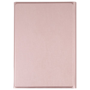 A06 Detachable Lambskin Texture Ultra-thin TPU Bluetooth Keyboard Leather Tablet Case with Stand For iPad mini 6 (Rose Gold)