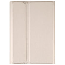 A06S Detachable Lambskin Texture Ultra-thin TPU Backlight Bluetooth Keyboard Leather Tablet Case with Stand For iPad mini 6 (Gold)