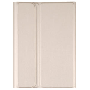A06S Detachable Lambskin Texture Ultra-thin TPU Backlight Bluetooth Keyboard Leather Tablet Case with Stand For iPad mini 6 (Gold)