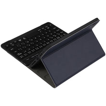 A06S Detachable Lambskin Texture Ultra-thin TPU Backlight Bluetooth Keyboard Leather Tablet Case with Stand For iPad mini 6 (Blue)