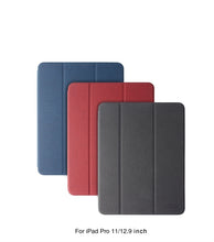 Mutural Exquisite Series Cloth Texture PU+TPU Leather Case for iPad Pro 12.9 inch (2018),  with 3-Fold Holder & Pen Slot & Sleep & Wake-up Function